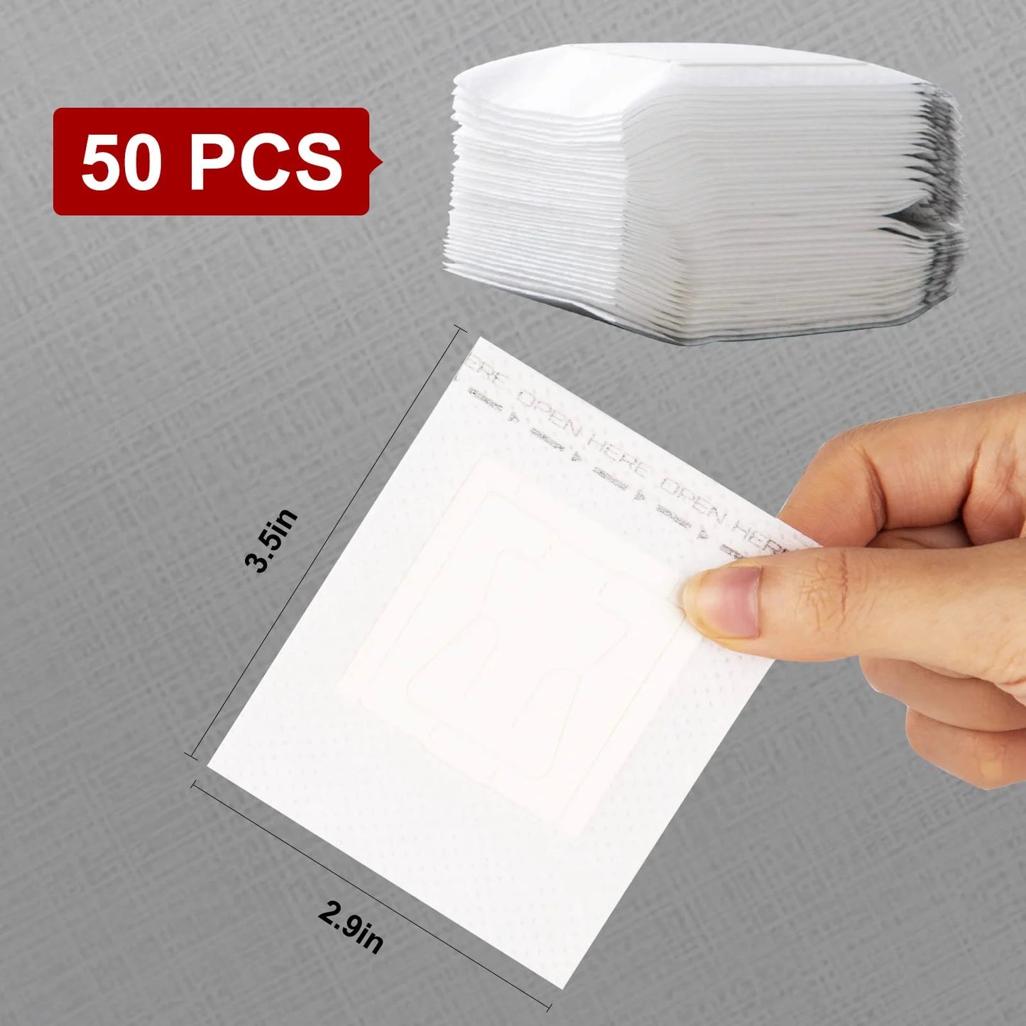 Baalaka 50Pcs Coffee Filter Bag, Hanging Ear Design, Disposable Single Serve Filters, Pour over Compatible