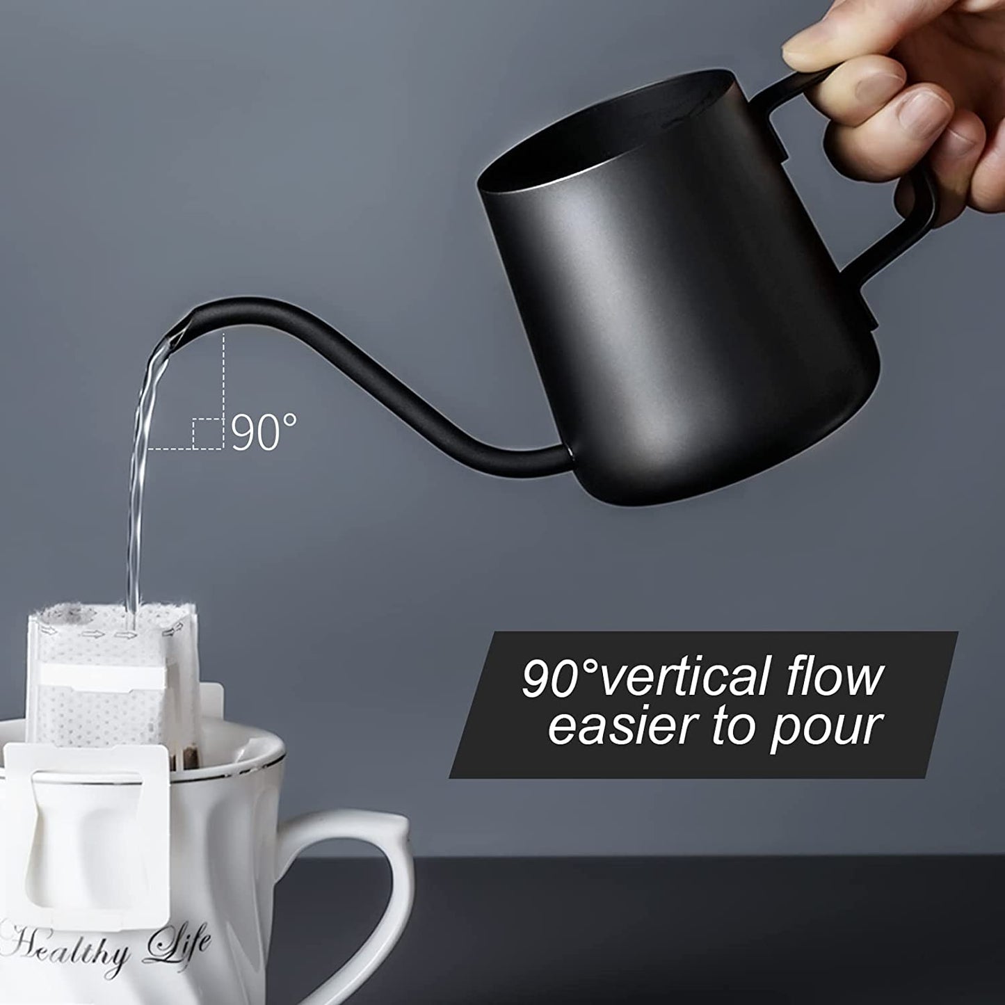 PARACITY Pour Kettle Gooseneck Spout Coffee Teapot