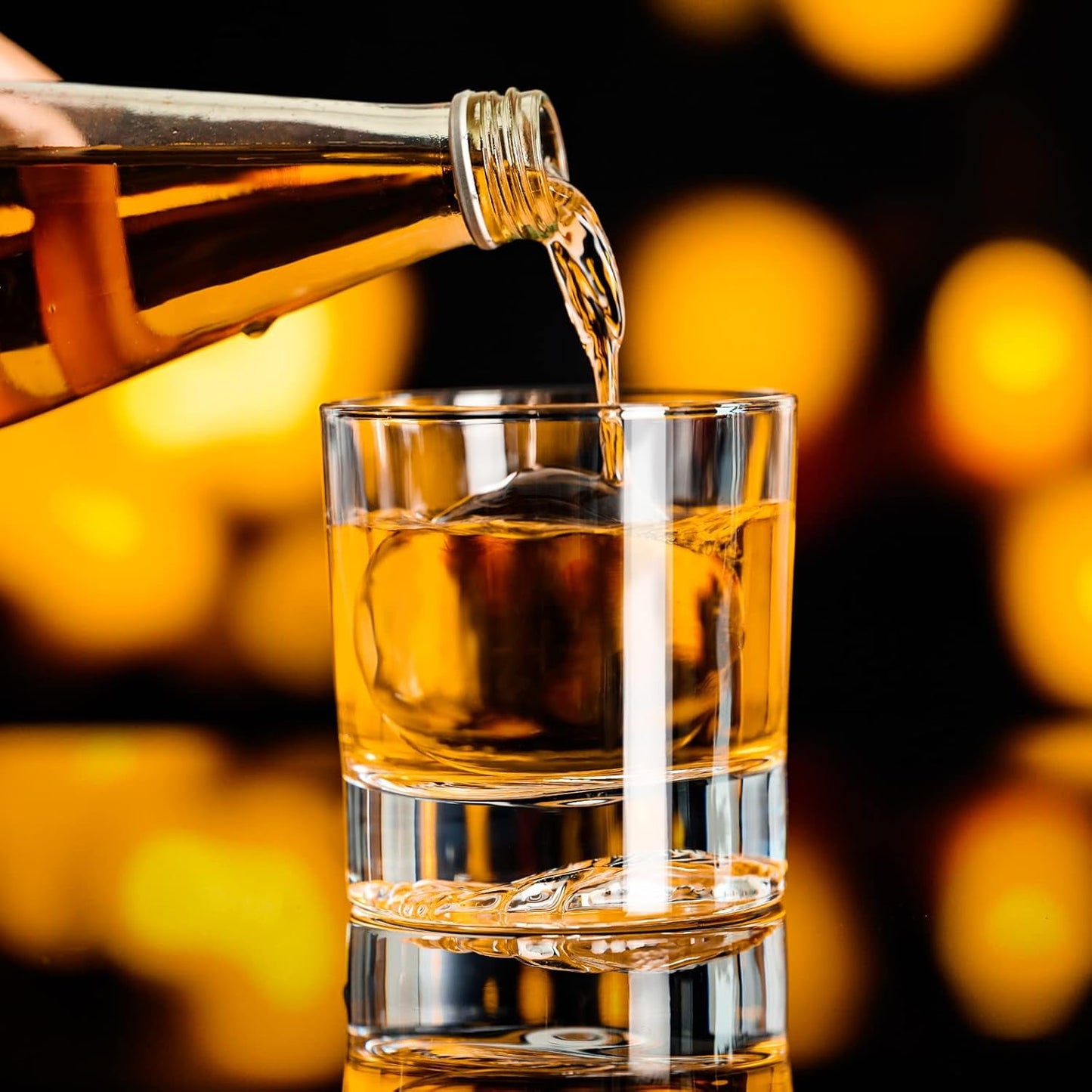 Baalaka Whiskey Glasses, Eagle Pattern Thick Bottom, Old Fashioned Glasses for Scotch, Whiskey, Gin, Vodka, 10.6oz Whiskey Glasses Set of 2, Gift for Men