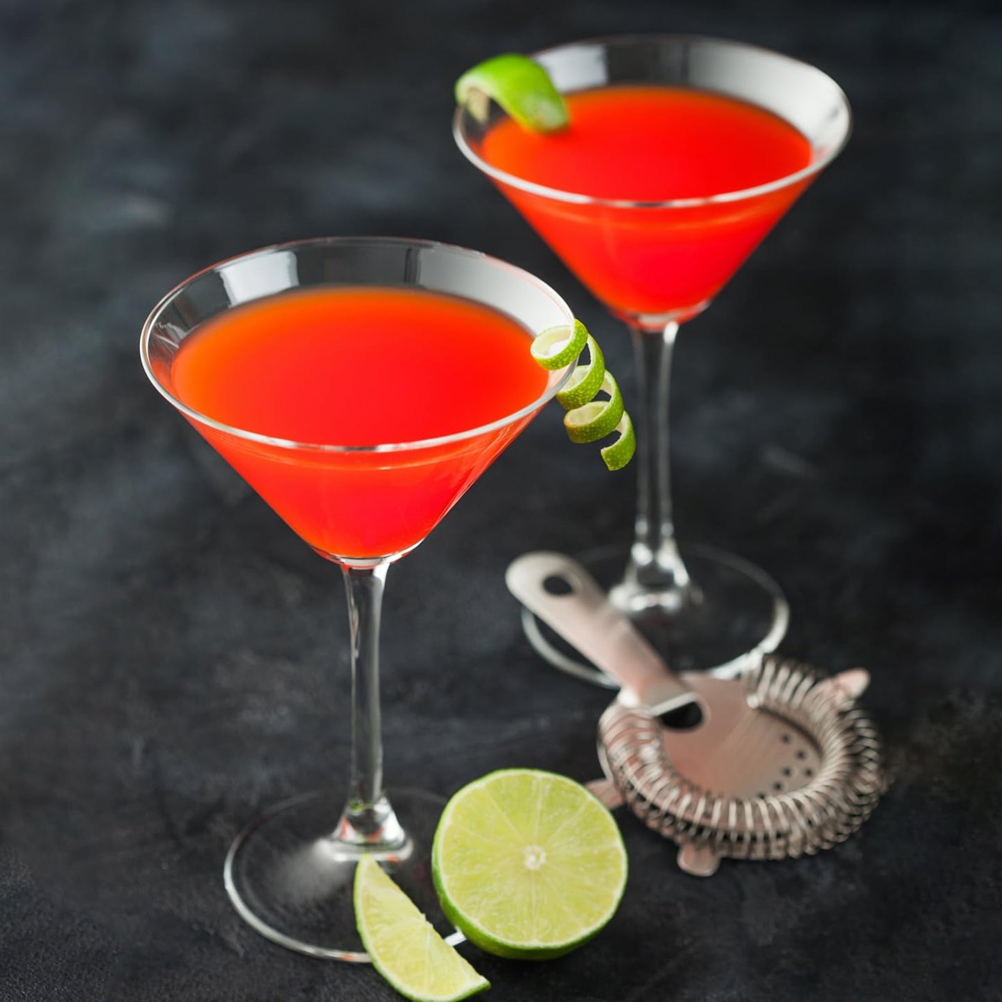 Baalaka Martini Glasses Set of 2, Coupe Glasses, Hand Blown Premium Martini Glasses, Perfect for Cocktails, Martinis, Margaritas, Parties, Catering Boxes and Gifts(8 OZ/240ML)