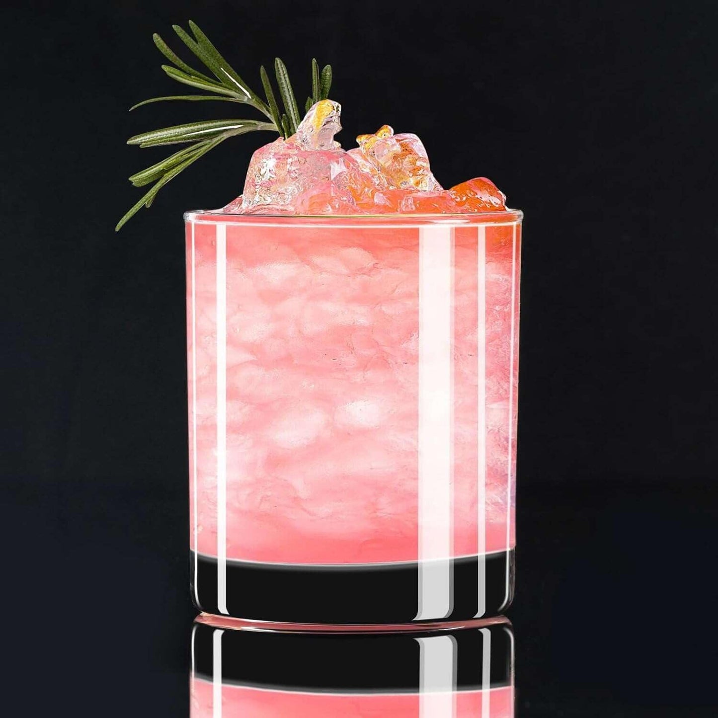 Baalaka 10oz Whiskey Glasses Set of 2, Old Fashioned Cocktail Glass