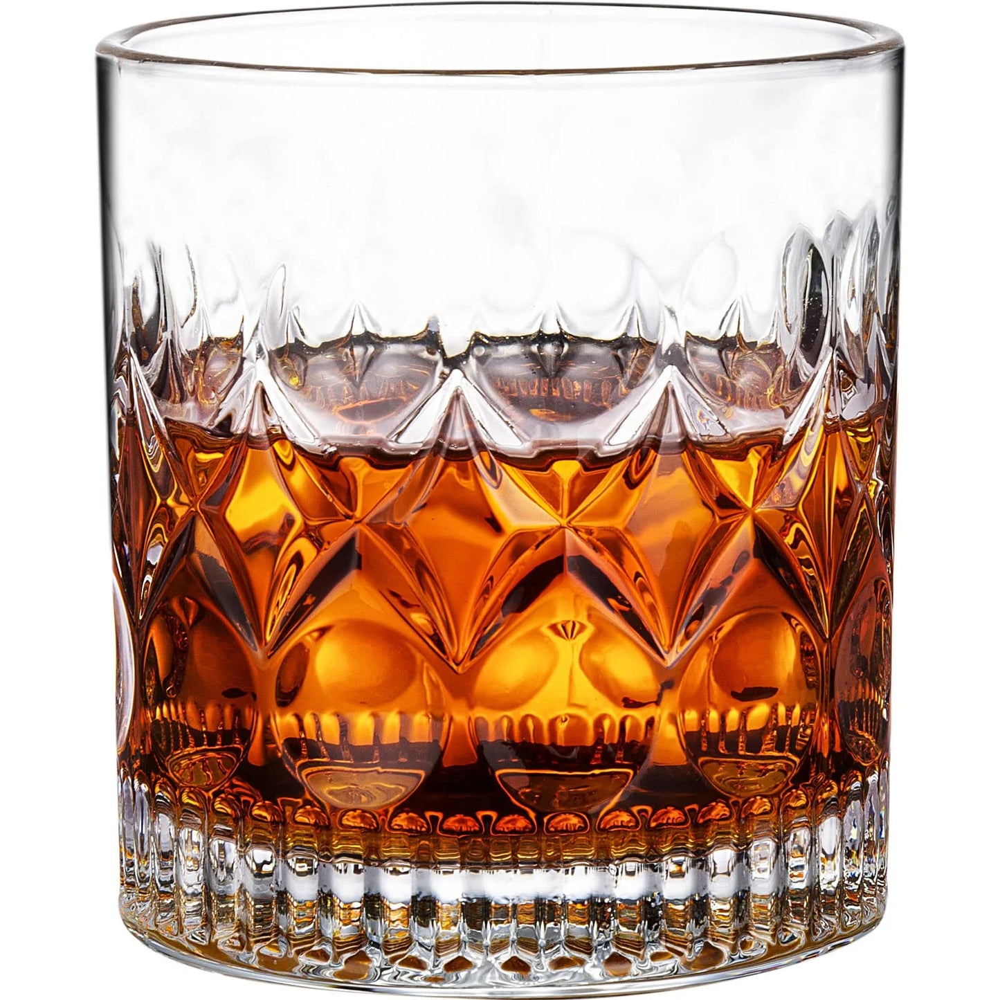 Baalaka Whiskey Glasses Set of 2,christmas gift, Old Fashioned Glasses, Rocks Glasses, Bourbon Glasses, Suitable for use in Bars, Parties, and Homes, The Right Gift for Men, Father 's Day Gift