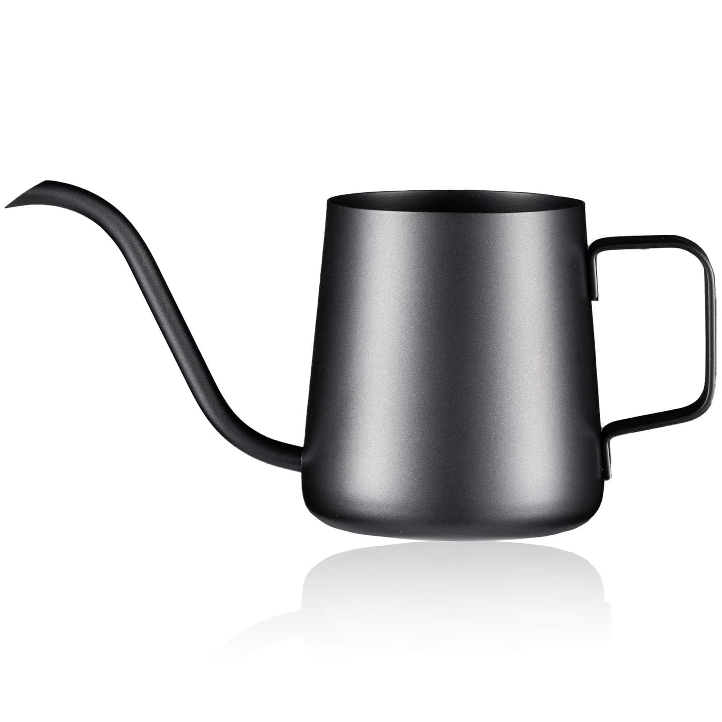 Baalaka 12oz Pour over Coffee Kettle, Gooseneck Spout, Hanging Ear Handle, Long Narrow Drip, Coffee & Tea Pot for Camping & Travel