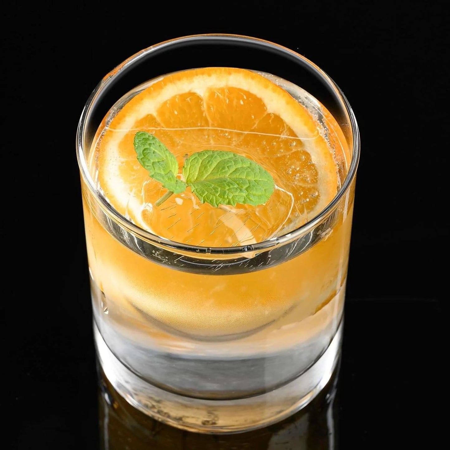 Baalaka 10oz Whiskey Glasses Set of 2, Old Fashioned Cocktail Glass