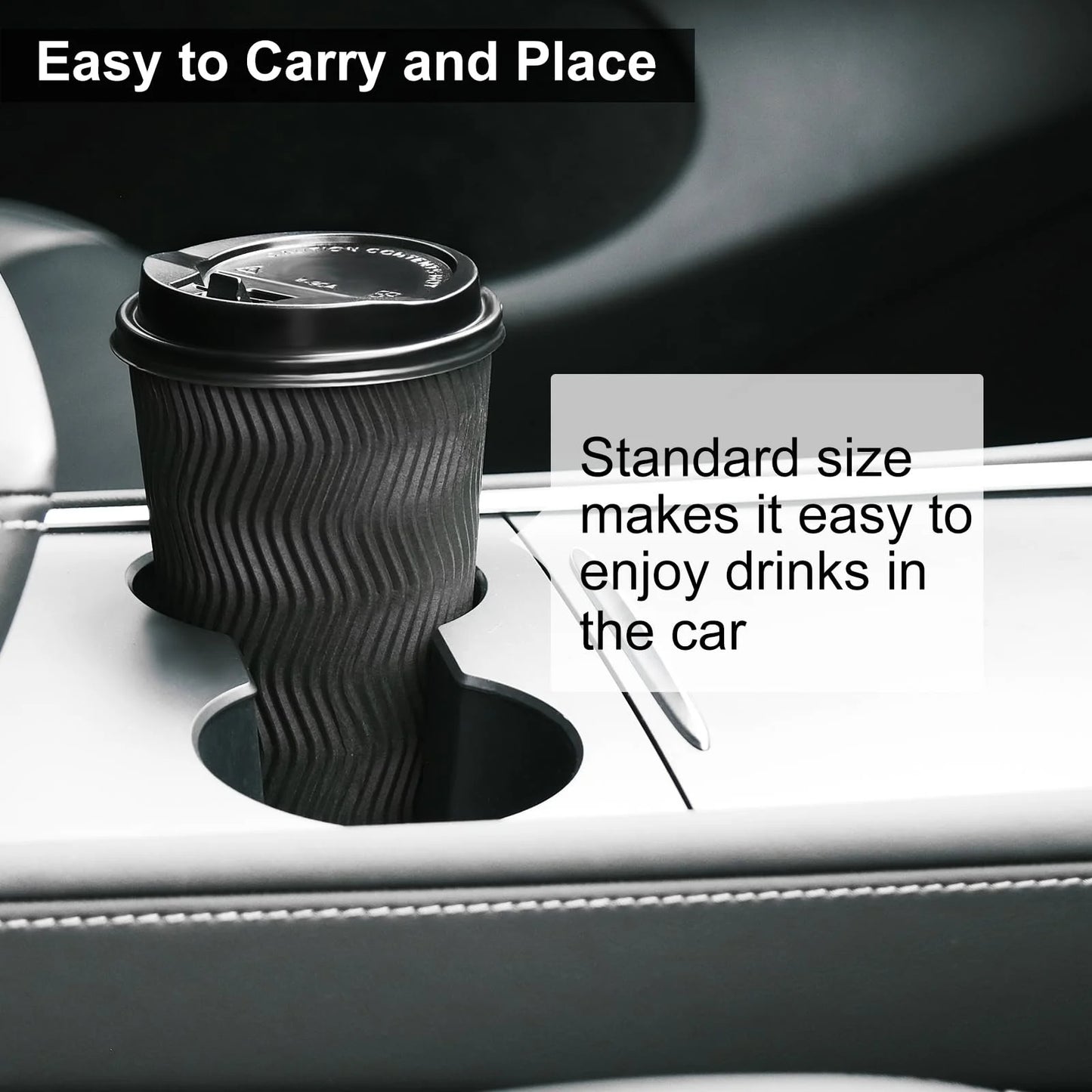 Baalaka 16oz Double-Walled Insulated Paper Cups, 50 Count, Leak-Proof Disposable Cups for Coffee, Tea, and Cold Beverages